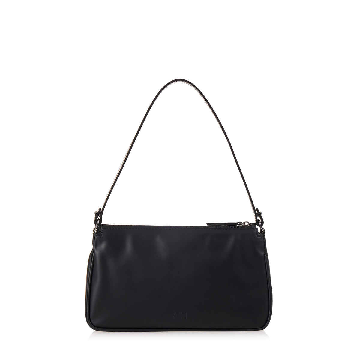 Baguette Matte Black Leather JOANNA MAXHAM